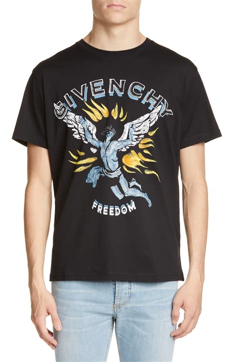 givenchy men's dress shirts|givenchy graphic crewneck t shirt.